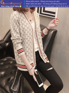 Áo khoác len nữ cài cúc trước GLA225 Cuocsongvang