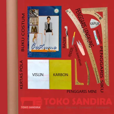Toko sandira Paket alat jahit untuk pomula harga 1 set 13 barang/alat jahit/kebutuhan menjahit/toko perlengkapan menjahit/asesoris menjahit/toko alat jahit lengkap