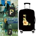 (READY STOCK)  Fashion Luggage Cover Protective Suitcase Cover Trolley Case Floral Letter Printed Travel Luggage Dust Cover 18-32inch. 