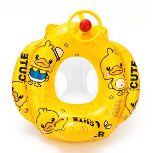 【Clitomk】New แหวนว่ายน้ําเด็ก ห่วงยางเป่าลมเด็ก แบบสวมขาเด็ก น่ารักมากๆ วงกลมนั่งเด็กวัยหัดเดินจะพองตัว
