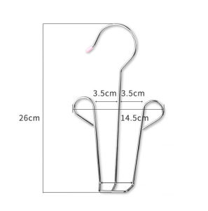 ชั้นวางรองเท้าสแตนเลสมัลติฟังก์ชั่นสำหรับระเบียงบ้านชั้นวางรองเท้าแห้ง