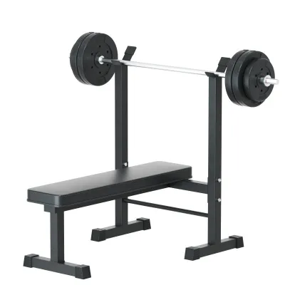 Indoor multi-functional fitness equipment weightlifting bed bench press rack 2-in-1 bench press bed adjustable sit-up board barbell rack barbell bed dumbbell stool