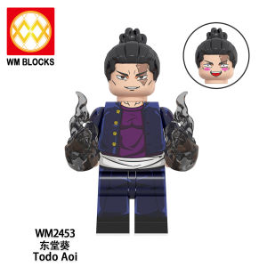 Jujutsu Kaisen Minifigures Anime Role Itadori Yuji Gojo Satoru Fushiguro Megumi Mahito Building Blocks Toys For Lego