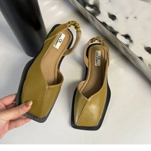 Summer New Casual and Fashionable Soft Leather Flat Sandals for Women