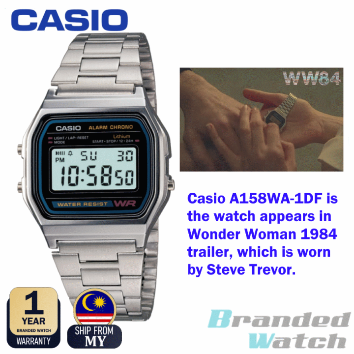 Casio A158WA-1DF Unisex Vintage Series Retro Digital Wonder Woman
