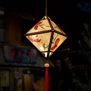 WISH BOUTIQUE Retro Blossom Flower DIY Home Decoration Chinese Style Kids Gift Festival Lantern Handmade Lanterns Festival Decorations Party Decor