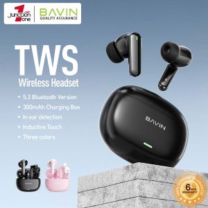 BAVIN BA57 TWS Bluetooth Wireless Earphones Bluetooth Stereo Audio Sound Headphones Earbuds Touch Control Earphone