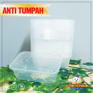 (ECER) Thinwall 750 ML/Kotak Makanan/Kontainer Food 750 Rectangle  25 Pcs !!!  Berlian