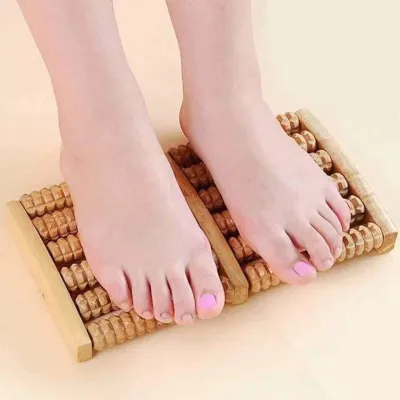 Foot massage Wooden Roller Massager Reflexology Hand Foot Back Body Therapy Fashionapple