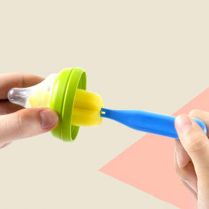 Kissdora Pacifier Cleaning Brush Sponge Nipple Cleaning Brush