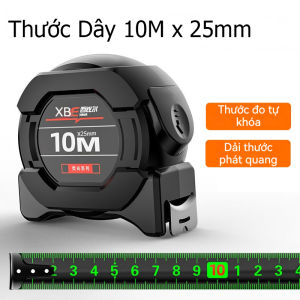 Thước Cuộn Thép 5m 10m Bản 19mm 25mm Thước Dây Rút Tự Động Đo Đạc Sửa Chữa Công Trình Xây Dựng