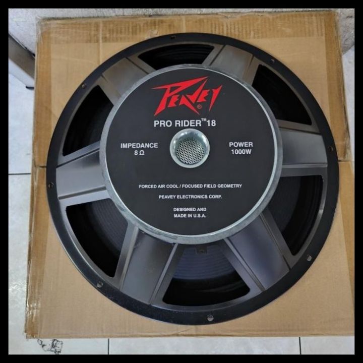 SPEAKER KOMPONEN PEAVEY PRO RIDER 18 INCH 1000 WATT- ss Lazada
