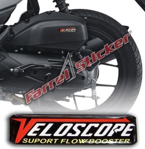 STICKER VELOSCOPE SUPPORT FLOW BOOSTER STIKER FILTER MATIC HONDA VELOSCOPE TIMBUL