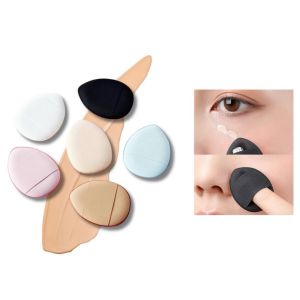 AIR CUSHION PUFF Tear Drop Mini / Spons Cushion Tetesan Air Mini / Shape Round Triangle / Bentuk Bulat Segitiga Tetesan Air / Spon Makeup / Powder Bedak Padat / Applicator Cosmetic Face Make Up / Beauty Tools Alat Kecantikan / Accesories Aksesoris Series
