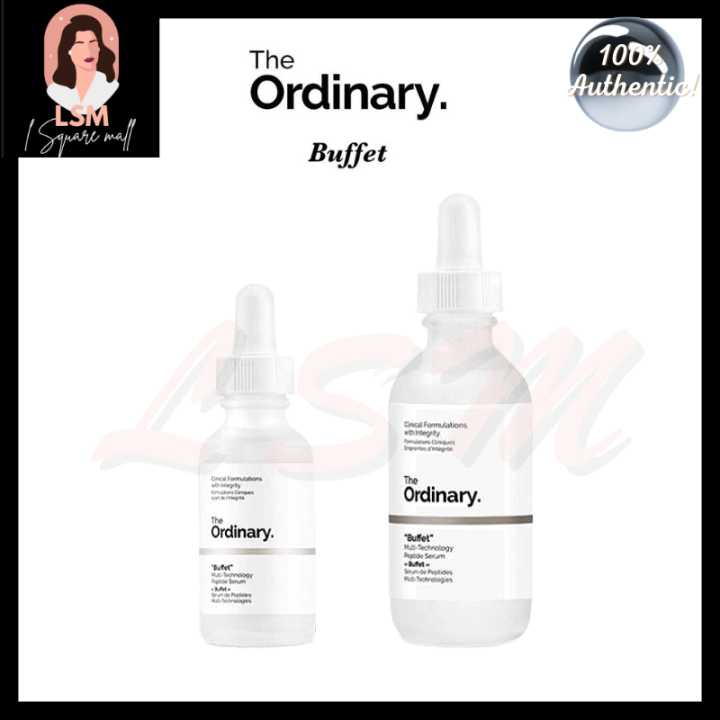 The Ordinary Buffet Multi Technology Peptide Serum 30 60ml Lsm Lazada