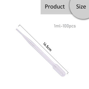 100 ชิ้น หลอดบีบพลาสติก3 มล หลอดหยดเอนกประสงค์  ปิเปต  หลอดดูดน้ำหอม ดรอปเปอร์ Dropper หลอดหยดน้ำหอม ปิเปตโปร่งใส