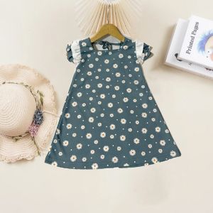 SABEELA - Dress Anak Segy Motif Polkadot Terlaris / Fashion Dress Anak Perempuan Model Lengan Ruffle Terbaru