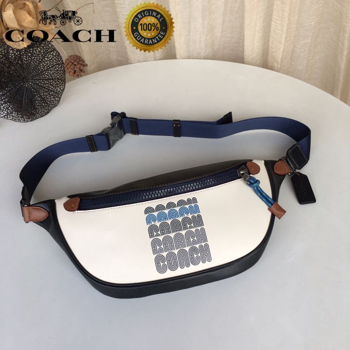 Coach new waist bag men fashion chest bag sports trendy crossbody