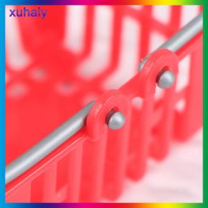 xuhaiy ช้อปปิ้งของเล่นเด็กมินิซูเปอร์มาร์เก็ตช้อปปิ้งมือตะกร้ารุ่นตุ๊กตาบ้าน