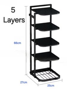 Shoe Rack BTO HDB Condo Landed Metal Minimalist Design Anti-rust Sturdy Steel Shoe Rack