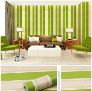 Wallpaper Dinding Sticker Motif Salur Hijau