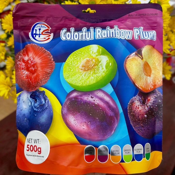 Kẹo Ô Mai Mix Vị Omai Mix Vị Việt Quất Cherry Đài Loan Colorful