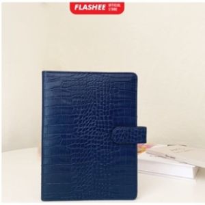 Flashee Binder Polos Ekslusif Dompet A6 Keuangan 6 Ring