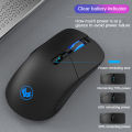 [🇵🇭 Stock&COD] Wireless Mouse For Laptop Bluetooth Mouse Rechargeable Silent Breathing Light 3 Level Adjustable DPI 800/1200/1600 Battery Indicator Ergonomic mouse With USB Receiver. 