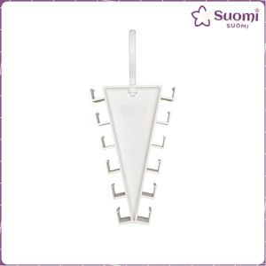 Suomi V-Shaped 12-Hook Clothes Hanger 360° Rotating Hanger Space Saving Clothes Hanger Wardrobe Organizer