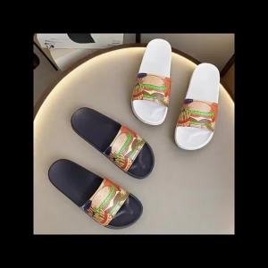[Free Shipping] Cartoon Hamburger Slippers For Couples MenS And WomenS Eva Thick-Soled Soft-Soled Cute Summer Indoor And Outdoor Slip-On Sandals