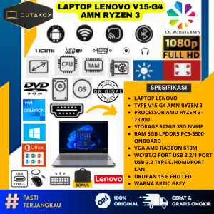 LAPTOP MERK LENOVO V15 G4 AMN RYZEN 3