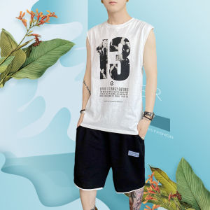 Jamle เท่อยู่น้าาา เสื้อแขนกุดสกรีนเลข 13 โชว์กล้ามแขนเน้นไป ใส่เล่นกีฬาก็เท่สุดๆไปเลยน๊าาา