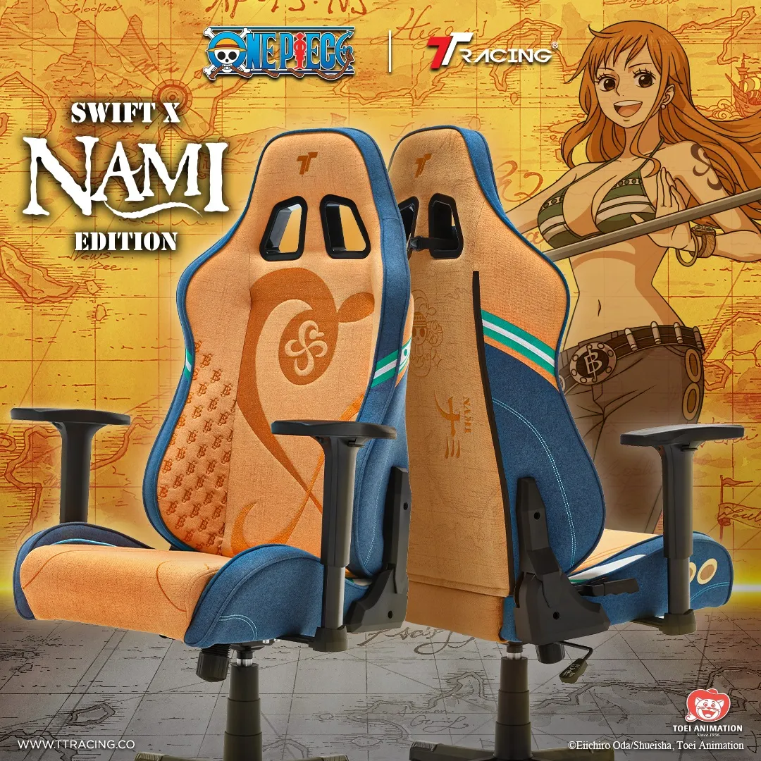 TTRacing Swift X 2020 Nami Edition Gaming Chair āđāļāđāļēāļāļĩāđāļŠāļĩāđāļŦāļĨāļ·āļāļ āđāļāđāļēāļāļĩāđāđāļāļĄāļĄāļīāđāļāđāļāļ·āđāļāļŠāļļāļāļ āļēāļ Ergonomic E-Sport āļāļļāđāļĄāļŠāļāļēāļĒ āļāļēāļĄāļŦāļĨāļąāļāļŠāļĢāļĩāļĢāļ°āļĻāļēāļŠāļāļĢāđ āđāļāđāļēāļāļĩāđāđāļāļēāļ° āļāļļāđāļĄ āđāļāļĢāļāļāļĢāļĩāđāļĄāļĩāđāļĒāļĄ
