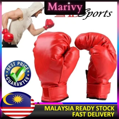 Marivy - 2pcs(1pair) Sports Adults Man/Woman Boxing Glove Fighting Sponge Gloves Sandbag Gym Gloves Muay Thai Sparring Punching