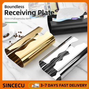 Best-Selling Modern Tissue Organizer in PH! Sincecu Silver Curved Rack – Stylish&Functional for Home Office or Kitchen