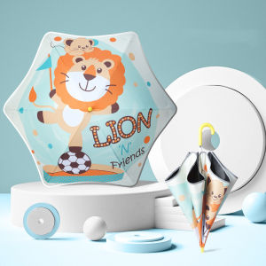 Children Umbrella Cartoon Umbrella Elementary School Kindergarten Boys And Girls With Umbrella Creative Vinyl Umbrella