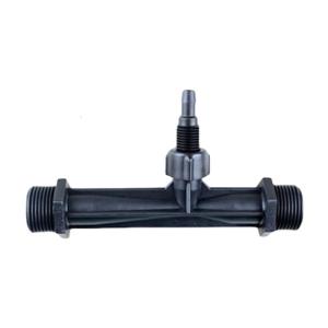Versatile Plastic Black Injector Tube for Garden Fertilizers Irrigation with High Mixing Efficiency