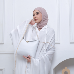 Mukena  Dewasa Jumbo Terbaru Santorini 2in1 Diamond Swarovski
