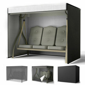 Waterproof Sun Shade Outdoor Cover Garden Swing Cover Swing Hammock Cover Patio Yard Hanging Chair Seat Canopy