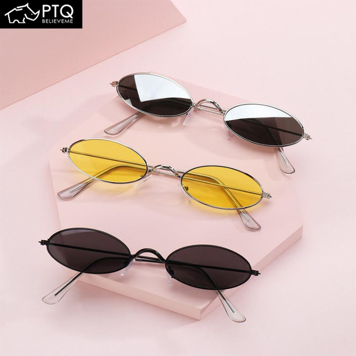 PTQ Kính Râm Hình Bầu Dục Nhỏ Kính Mắt Chống Ánh Sáng Xanh Cho Nam Và ...