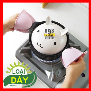Lót Tay Bắc Nồi Silicon Loại Dày Miếng Nhấc Nồi