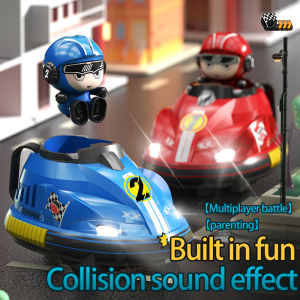 1Set 2.4GH RC bumper car parent-child interactive game remote control cars kids birthday gift