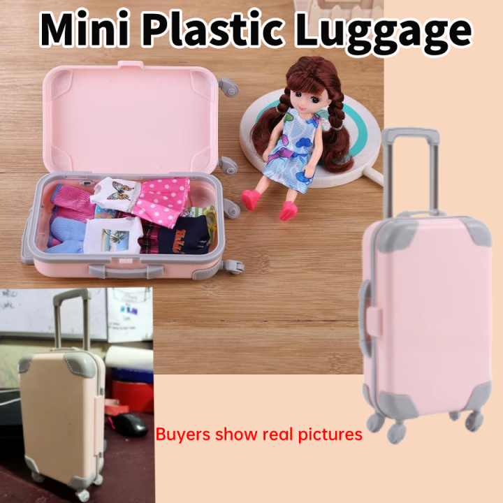 Mini Plastic Suitcase Luggage Play House Toys Travel Girl Doll Accessories  Lazada PH