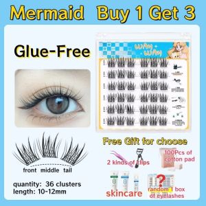 【Buy 1 Get 3】Glue Free False Eyelashes | Self Adhesive Eyelashes | Adhesive Eyelashes No Need Glue