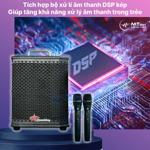 Loa Karaoke 5 Đường Tiếng MTMAX K8 - 350W Bass Trầm 20cm  Chơi Nhạc Cụ Guita hát cực hay