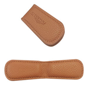 New Vintage Top Layer Cowhide Mini Magnet Wallet Banknote Check Clip Strong Magnetic Wallet PU Leather Fashion Casual Credit Card Holder