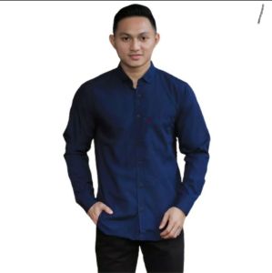 kemeja pria lengan panjang / kemeja jumbo / kemeja pria cowok dewasa baju pria kemeja kerja kantor warna hitam biru navy putih maroon / kemeja distropolos formal baju kantor baju ukuran besar pakaian pria