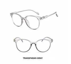 KACAMATA ANTI RADIASI Fashion Wanita Pria Frame Sunglasses Lensa Transparan IMPORT KACA MATA KOREA