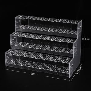 GAOSU Acrylic Hộp Đựng Bút đánh dấu Lớp 1/2/3/4 Trong suốt Hộp đựng cọ trang điểm Tối giản Đa chức năng Kệ trưng bày văn phòng phẩm Cửa hàng văn phòng phẩm