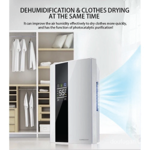 Smart Dehumidifier 2200mL – LCD Display Auto Shutoff & Remote Control
